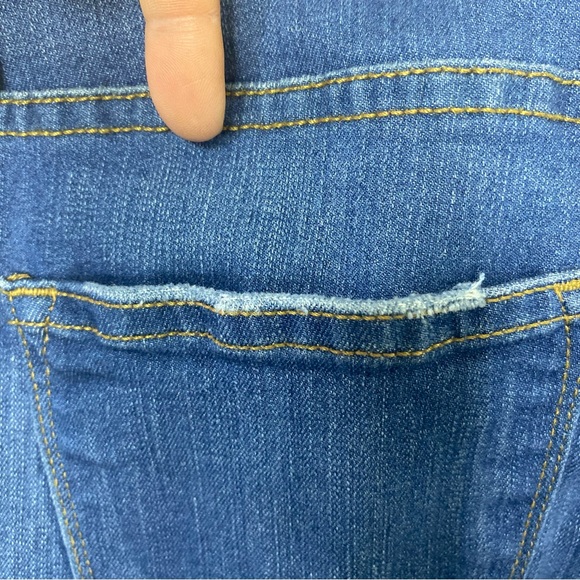 Judy Blue Tummy Tuck Jeans Womens Sixe 3XL Blue Denim Stretch Distressed Plus - Picture 8 of 10